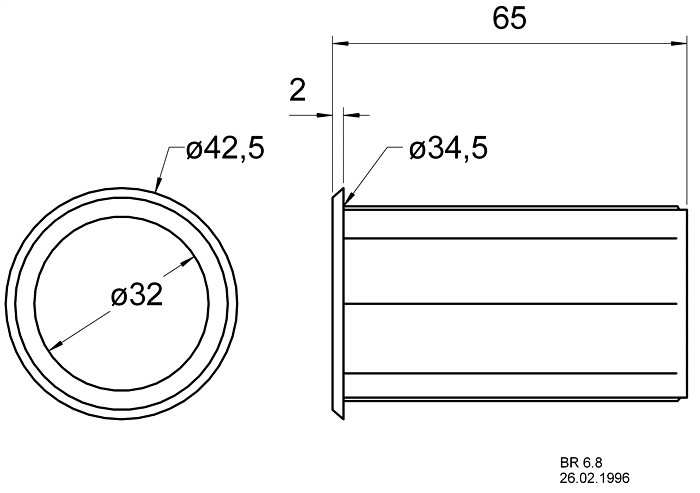 Bass tube longueur6.5cm diametre35mm ouverture8cm?-visaton