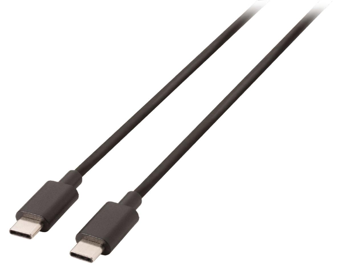 Cordon informatique usb 2.0 usb- c male / usb-c male l=1m