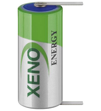 Pile lithium 3.6v 1650ma 2/3 aa (33.5 x 14.5mm) avec pattes à souder (er14335)