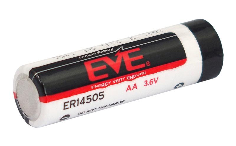 Pile lithium eve 3.6v 2700ma  Ø14.5x50.5mm (r06) er14505