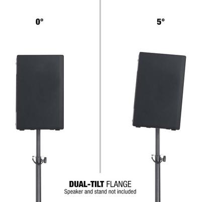 Embase double pour enceintes avec angles (0°- 5°)