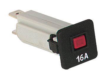 Fusible rearmable pour panneau 250v 16a