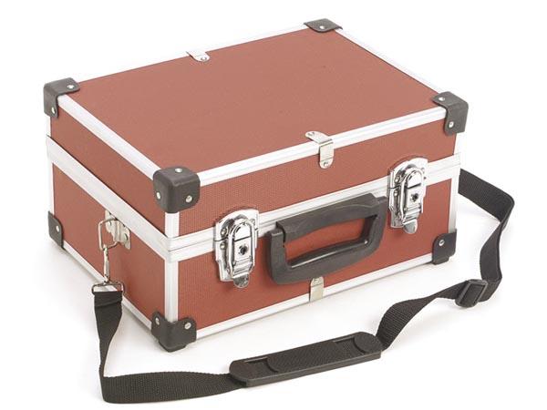 Valise aluminium 330 x 230 x 150mm - rouge