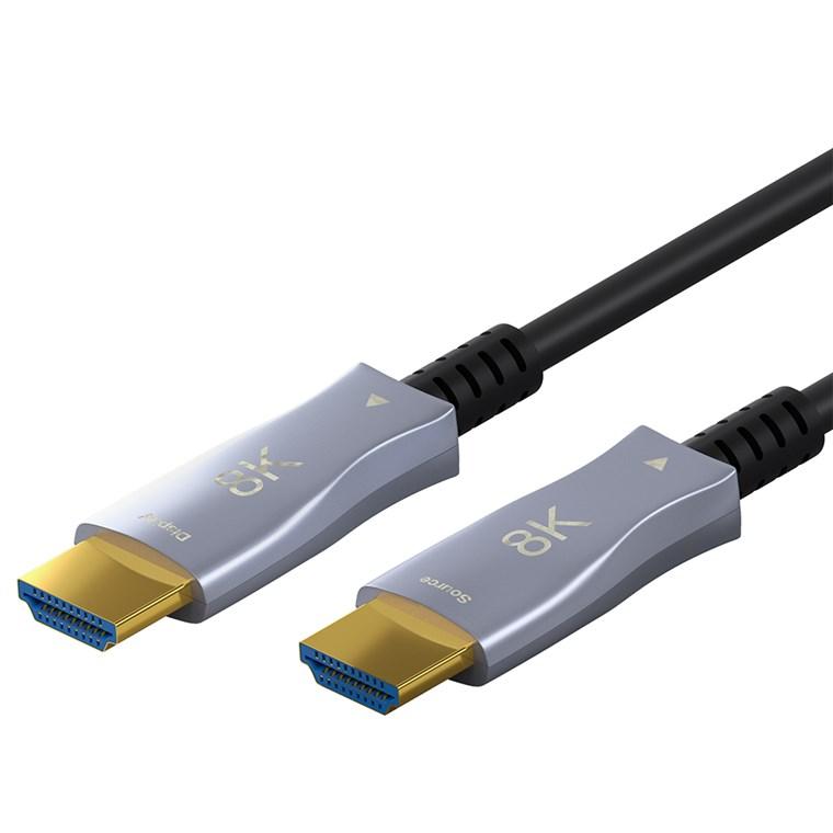 Cable hdmi 2.1 optique ultra-haute vitesse / 8k@60hz et 4k@120hz / 20 mètres / arc