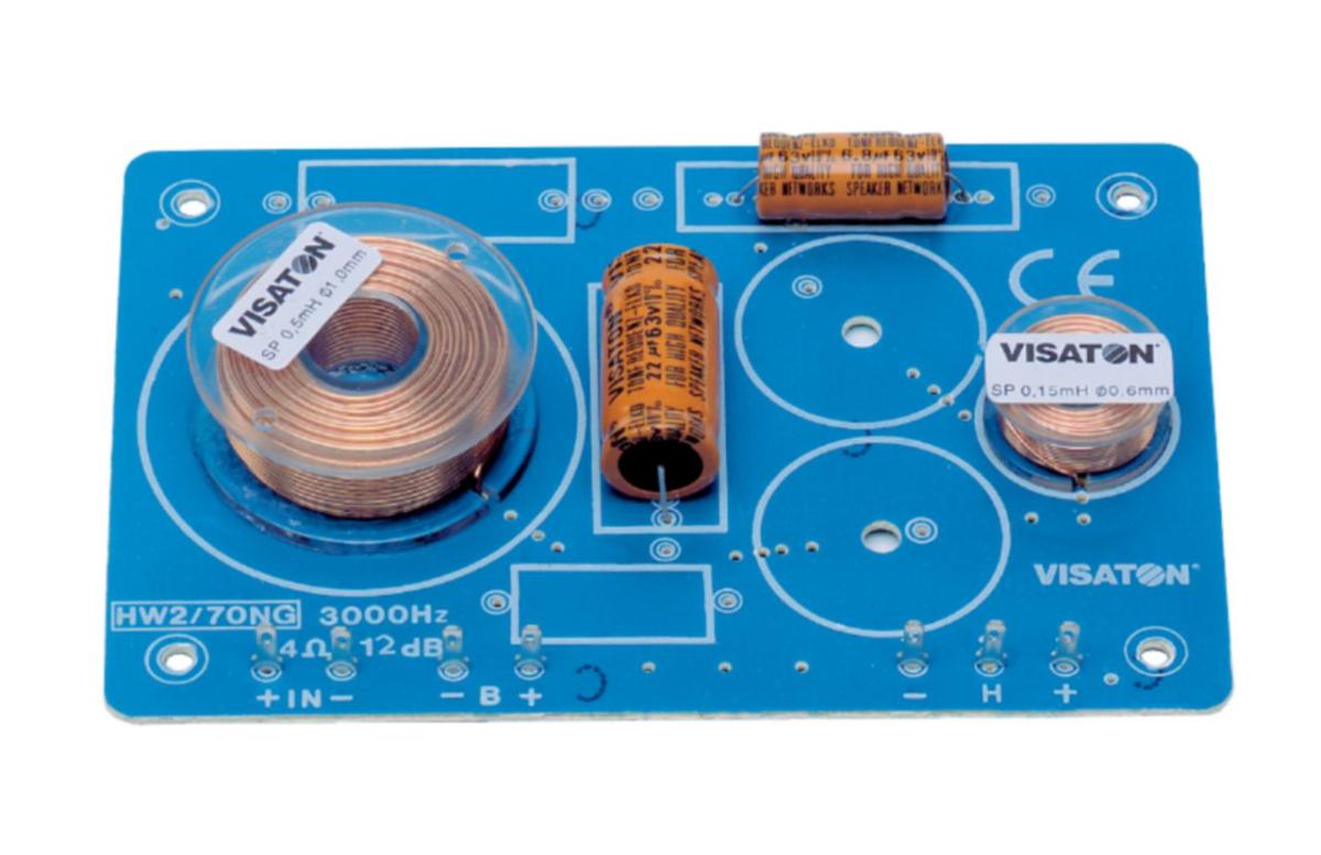 Filtre 2 voies 3000hz 100w 8ohm 12db/octave
