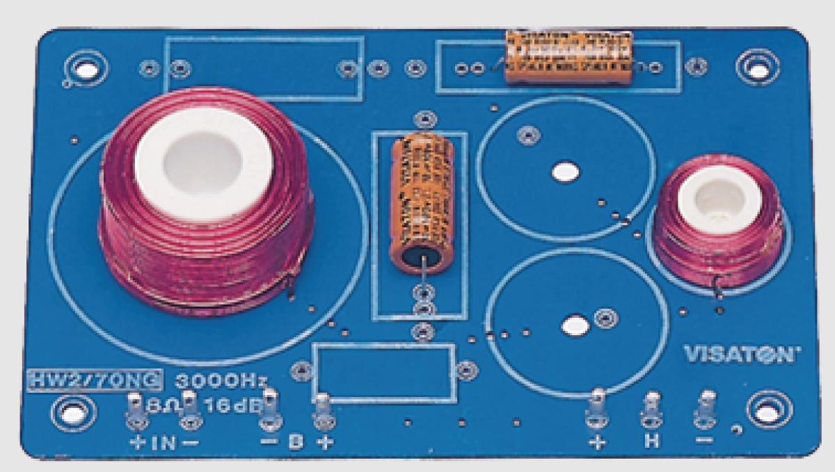 Filtre 2 voies 3000hz 100w 8ohm 12db/octave