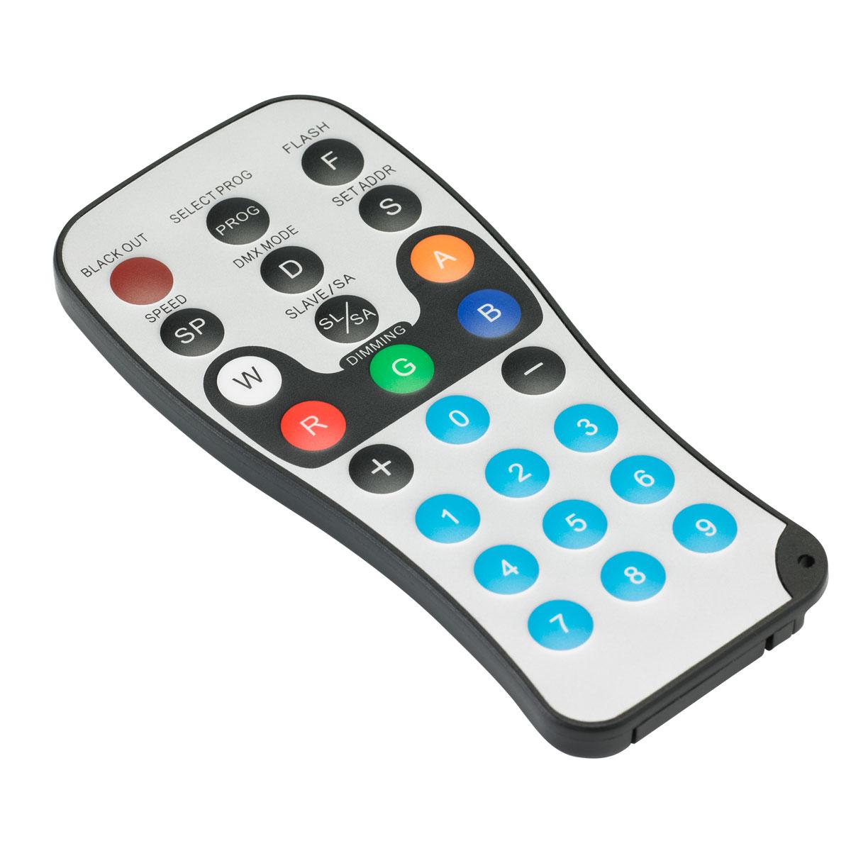 Barre 12 leds 2en1 5w (cw+ambre) telec ir- ip65