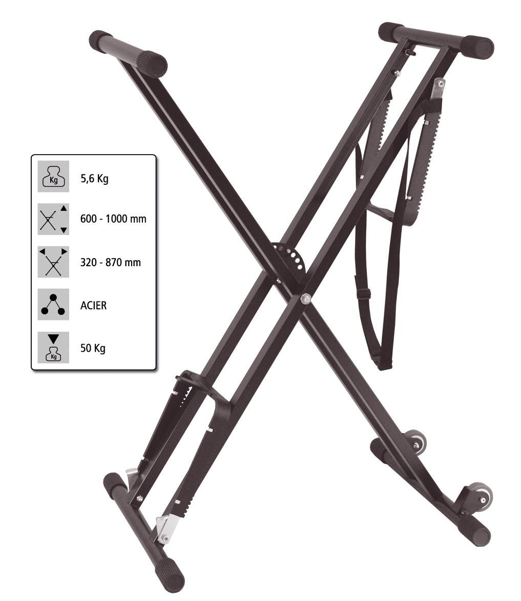 Stand régie avec trolley intégré