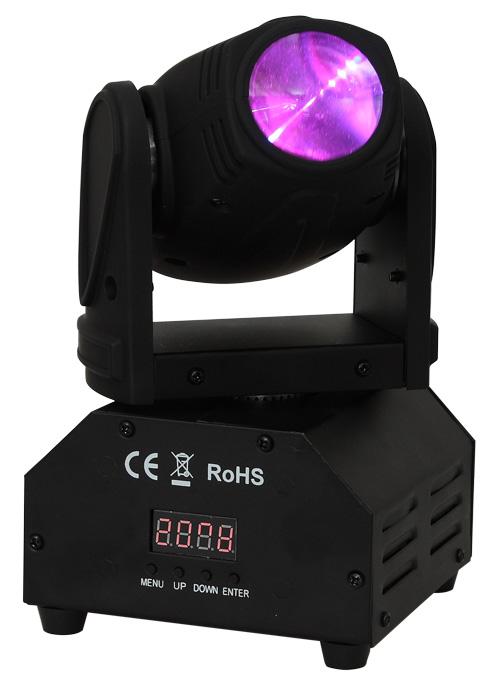 Mini lyre beam a led cree 4-en-1 10w