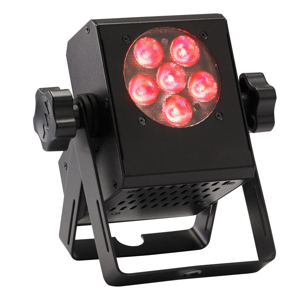 Mini projecteur 6 leds tri de 3 w  165 x 180x 110 mm