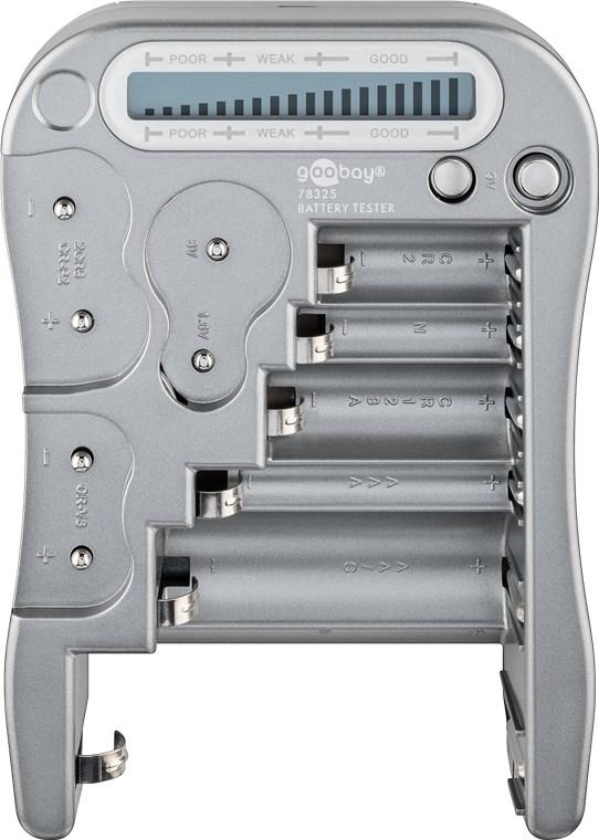 Testeur de piles électronique lcd pour batteries standard et photo, ainsi que les piles boutons