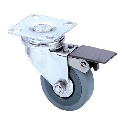 Roulette pivotante avec frein d=50mm